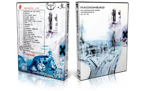 Artwork Cover of Radiohead 1998-04-02 DVD San Francisco Audience