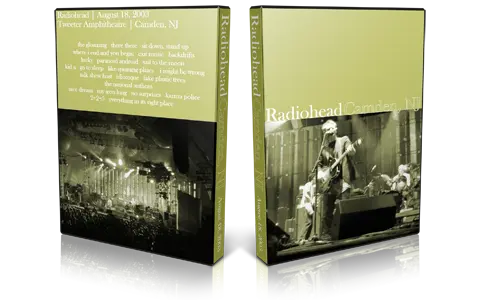 Artwork Cover of Radiohead 2003-08-18 DVD Camden Audience