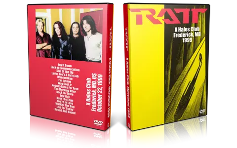 Artwork Cover of Ratt 1999-10-22 DVD Frederick Audience