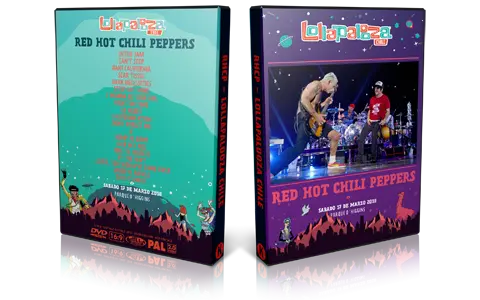 Artwork Cover of Red Hot Chili Peppers 2018-03-17 DVD Lollapalooza Chile Proshot