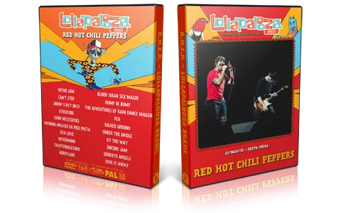 Artwork Cover of Red Hot Chili Peppers 2018-03-23 DVD Lollapalooza Brazil Proshot