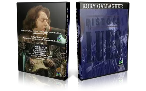 Artwork Cover of Rory Gallagher 1994-07-02 DVD Pistoia Proshot