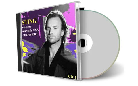 Artwork Cover of Sting 1988-03-02 CD Madison Audience