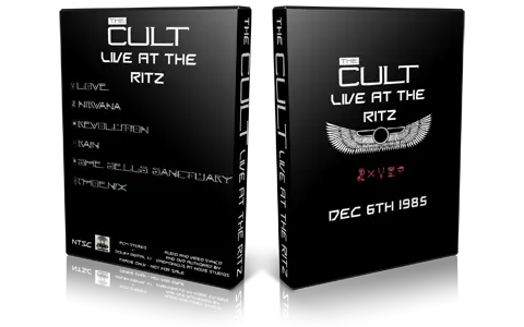 Artwork Cover of The Cult 1985-12-06 DVD New York Proshot