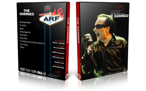 Artwork Cover of The Damned 2010-06-25 DVD Vitoria Gasteiz Proshot