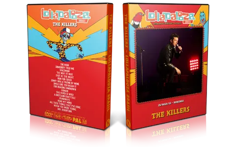 Artwork Cover of The Killers 2018-03-25 DVD Lollapalooza Brazil Proshot