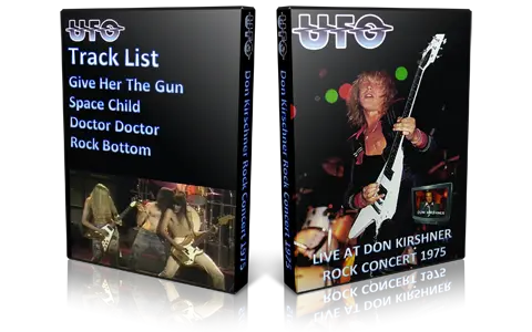 Artwork Cover of UFO Compilation DVD Don Kirshner 1975 Proshot