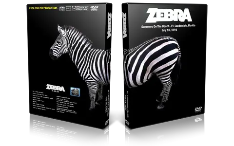 Artwork Cover of Zebra 1991-07-18 DVD Ft Lauderdale Audience