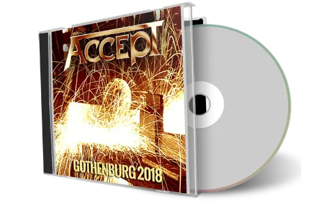 Artwork Cover of Accept 2018-02-14 CD Gothenburg Audience