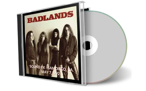 Artwork Cover of Badlands 1992-05-07 CD San Diego Audience