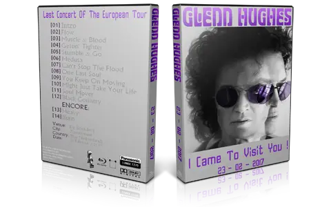 Artwork Cover of Glenn Hughes 2017-02-23 DVD Zoetermeer Audience