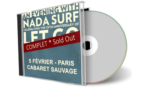 Artwork Cover of Nada Surf 2018-02-05 CD Paris Audience