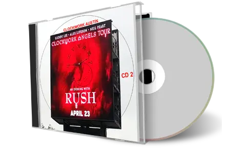 Artwork Cover of Rush 2013-04-23 CD Austin Audience