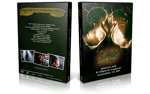 Artwork Cover of Sabbat 1989-11-23 DVD Bradford Audience
