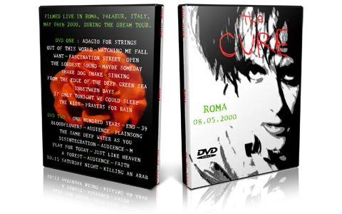 Artwork Cover of The Cure 2000-05-08 DVD Rome Audience