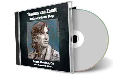 Artwork Cover of Townes Van Zandt 1981-08-01 CD Santa Monica Audience