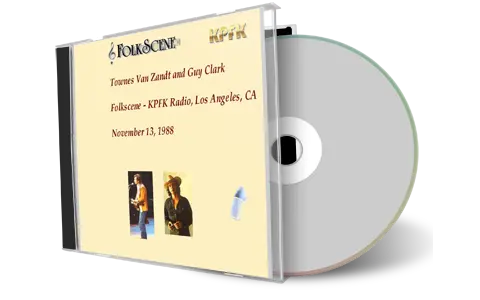 Artwork Cover of Townes Van Zandt 1988-11-13 CD Los Angeles Soundboard