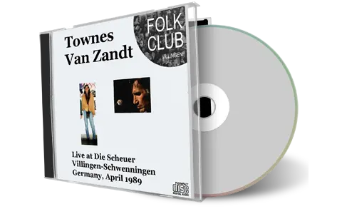 Artwork Cover of Townes Van Zandt 1989-04-01 CD Villingen Schwenningen Soundboard