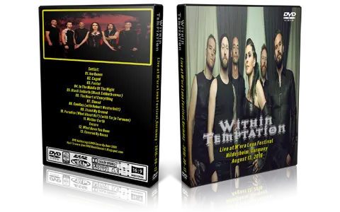 Artwork Cover of Within Temptation 2016-08-14 DVD Mera Luna Proshot