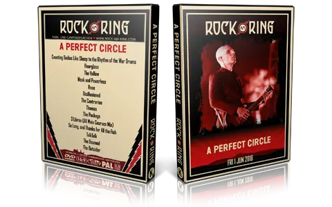 Artwork Cover of A Perfect Circle 2018-06-01 DVD Rock am Ring Proshot