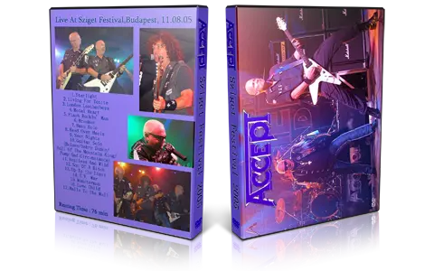 Artwork Cover of Accept 2005-08-11 DVD Budapest Audience