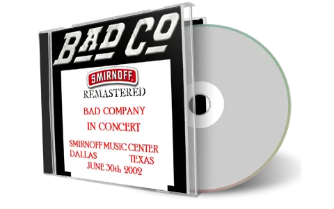 Artwork Cover of Bad Company 2002-06-30 CD Dallas Audience
