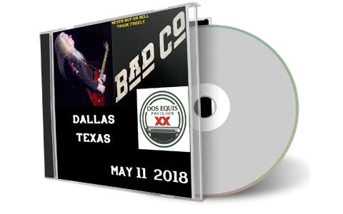 Artwork Cover of Bad Company 2018-05-11 CD Dallas Audience