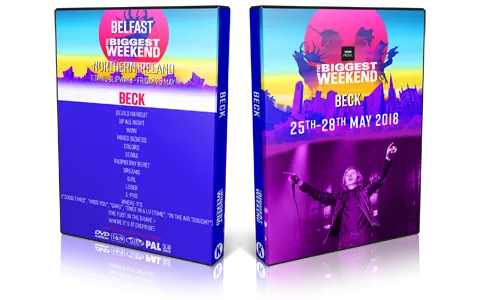 Artwork Cover of Beck 2018-05-25 DVD BBC Musics The Biggest Weekend Proshot