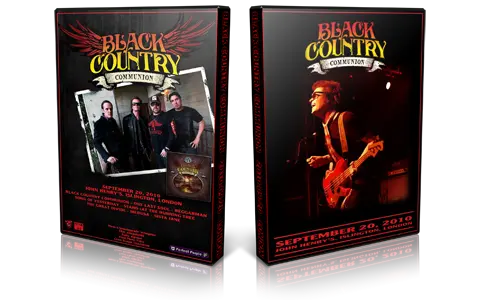 Artwork Cover of Black Country Communion 2010-09-20 DVD London Audience