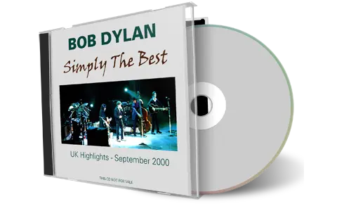 Artwork Cover of Bob Dylan Compilation CD Simply The Best 2000 Audience