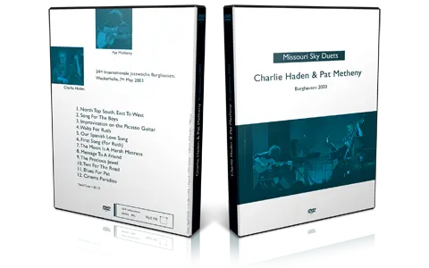 Artwork Cover of Charlie Haden and Pat Metheny 2003-05-07 DVD Burghausen Proshot