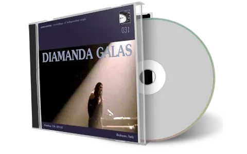 Artwork Cover of Diamanda Galas 2010-09-10 CD Bolzano Audience