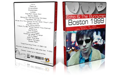 Artwork Cover of Echo and The Bunnymen 1999-10-04 DVD Boston Audience