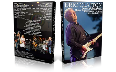 Artwork Cover of Eric Clapton 2018-05-26 DVD Greenwich Town Party Audience
