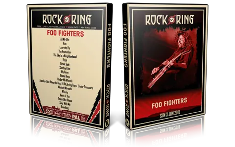 Artwork Cover of Foo Fighters 2018-06-03 DVD Rock am Ring Proshot