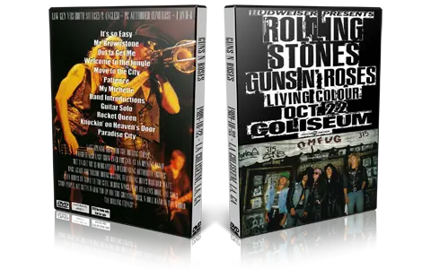 Artwork Cover of Guns N Roses 1989-10-22 DVD Los Angeles Audience
