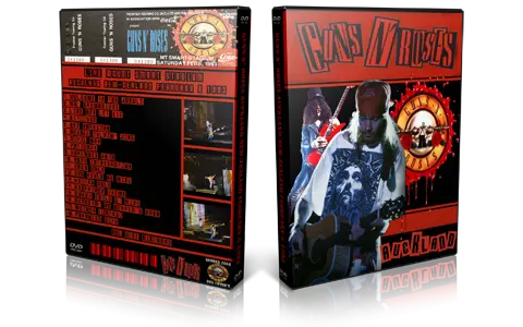 Artwork Cover of Guns N Roses 1993-02-06 DVD Auckland Audience