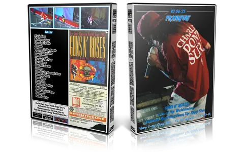 Artwork Cover of Guns N Roses 1993-06-25 DVD Frankfurt Audience