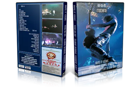 Artwork Cover of Guns N Roses 1993-06-30 DVD Modena Audience