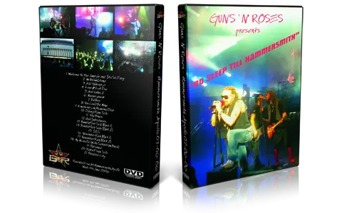 Artwork Cover of Guns N Roses 2006-06-07 DVD London Audience