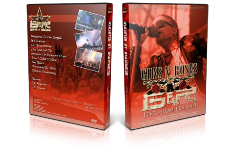 Artwork Cover of Guns N Roses 2006-06-15 DVD Warsaw Audience