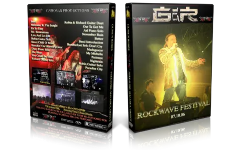 Artwork Cover of Guns N Roses 2006-07-10 DVD Malakasa Audience