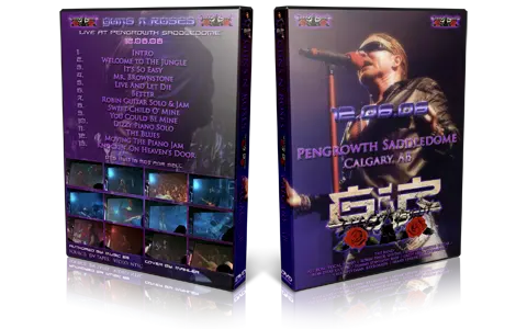Artwork Cover of Guns N Roses 2006-12-06 DVD Calgary Audience