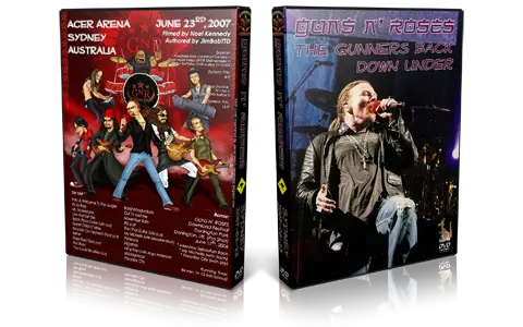 Artwork Cover of Guns N Roses 2007-06-23 DVD Sydney Audience
