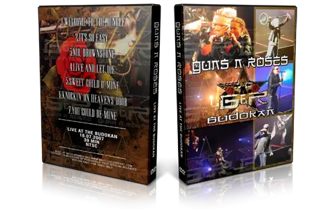 Artwork Cover of Guns N Roses 2007-07-18 DVD Tokyo Audience