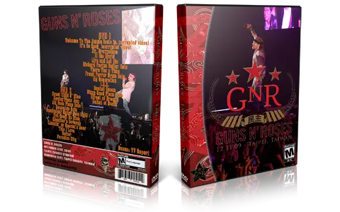 Artwork Cover of Guns N Roses 2009-12-11 DVD Taipei Audience