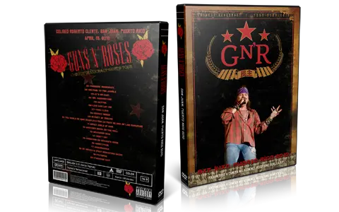 Artwork Cover of Guns N Roses 2010-04-15 DVD San Juan Audience