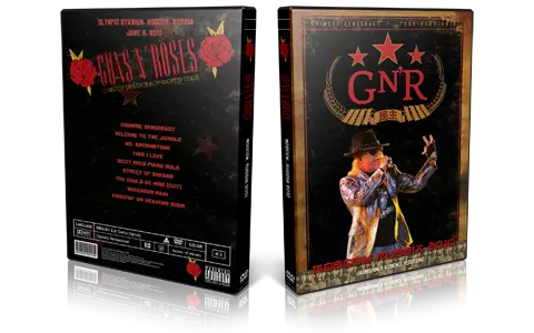 Artwork Cover of Guns N Roses 2010-06-08 DVD Moscow Audience