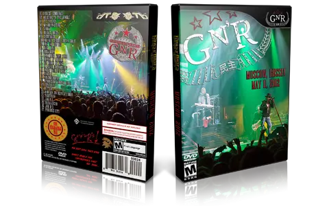 Artwork Cover of Guns N Roses 2012-05-11 DVD Moscow Audience