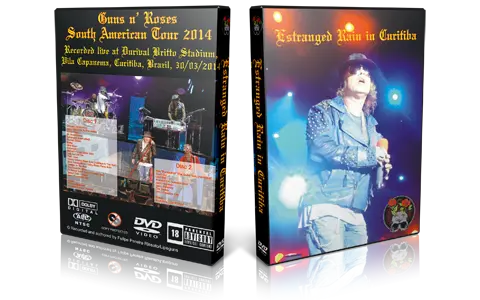 Artwork Cover of Guns N Roses 2014-03-30 DVD Curitiba Audience